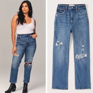 Abercrombie and Fitch The Ankle Straight Ultra High Rise Jeans- Size 4 (27R)